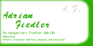 adrian fiedler business card